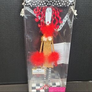 NEW Vintage Silvestri Dolly Mama's "High Maintenance" Metal Woman Figurine-Decor